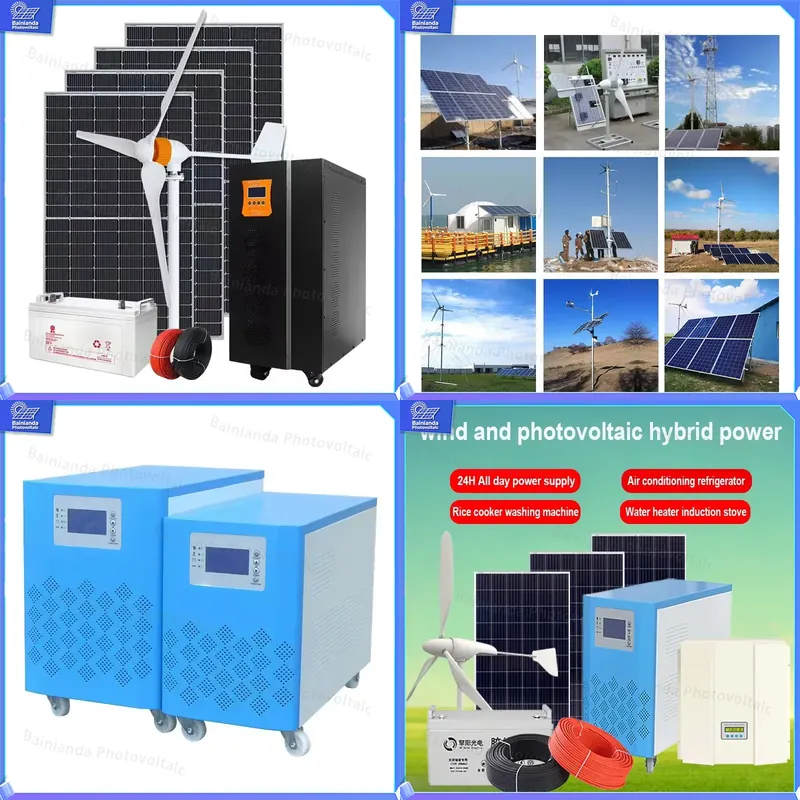 Renewable Energy Wind Solar - Sistema de Generador Híbrido Eólico Solar