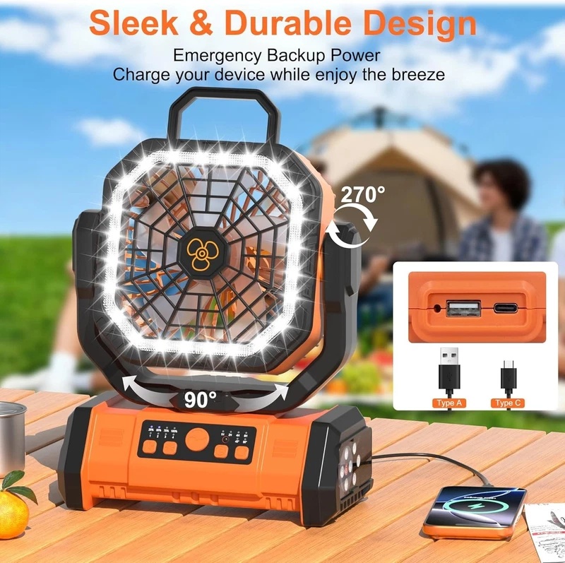 Renewable Energy Game - Ventilador de refrigeración portátil multifuncional, ventilador