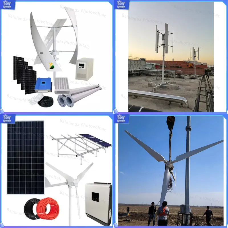 Renewable Energy Wind Solar - Kit de Sistema de Energía Solar