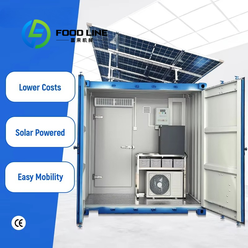 Renewable Energy Industry - Contenedor Refrigerado Solar Industrial de 20