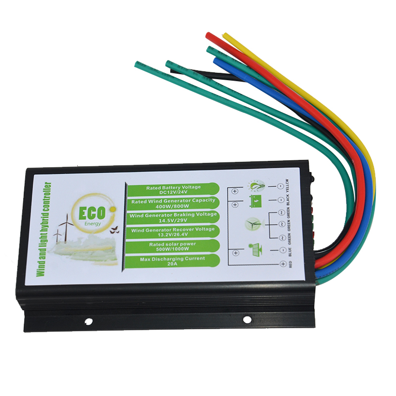 Renewable Energy Wind Solar - Controlador híbrido eólico Solar DC 12V/24V