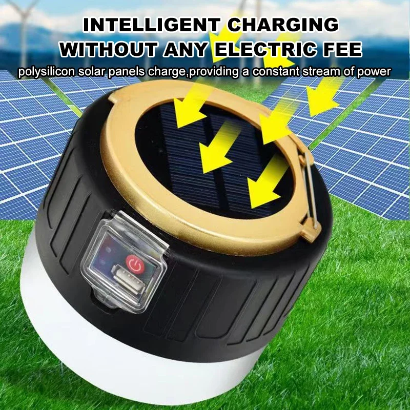 Luz LED Solar para acampar, lá - Renewable Energy Source reseña y precio