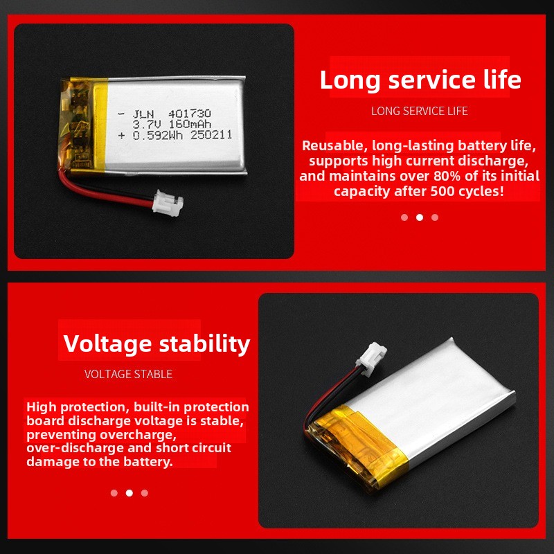 401730 3,7 V 160mAh batería re - Renewable Energy Source reseña y precio