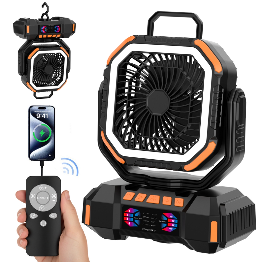 Ventilador Portátil Recargable - Renewable Energy Game reseña y precio