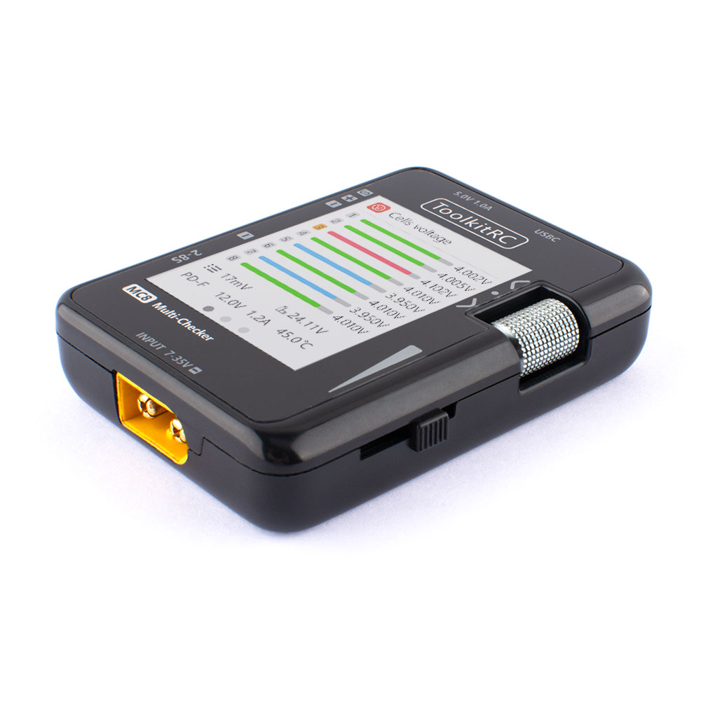 ToolkitRC MC8 SC100 Mini Verif - Pwm Charge Controller reseña y precio