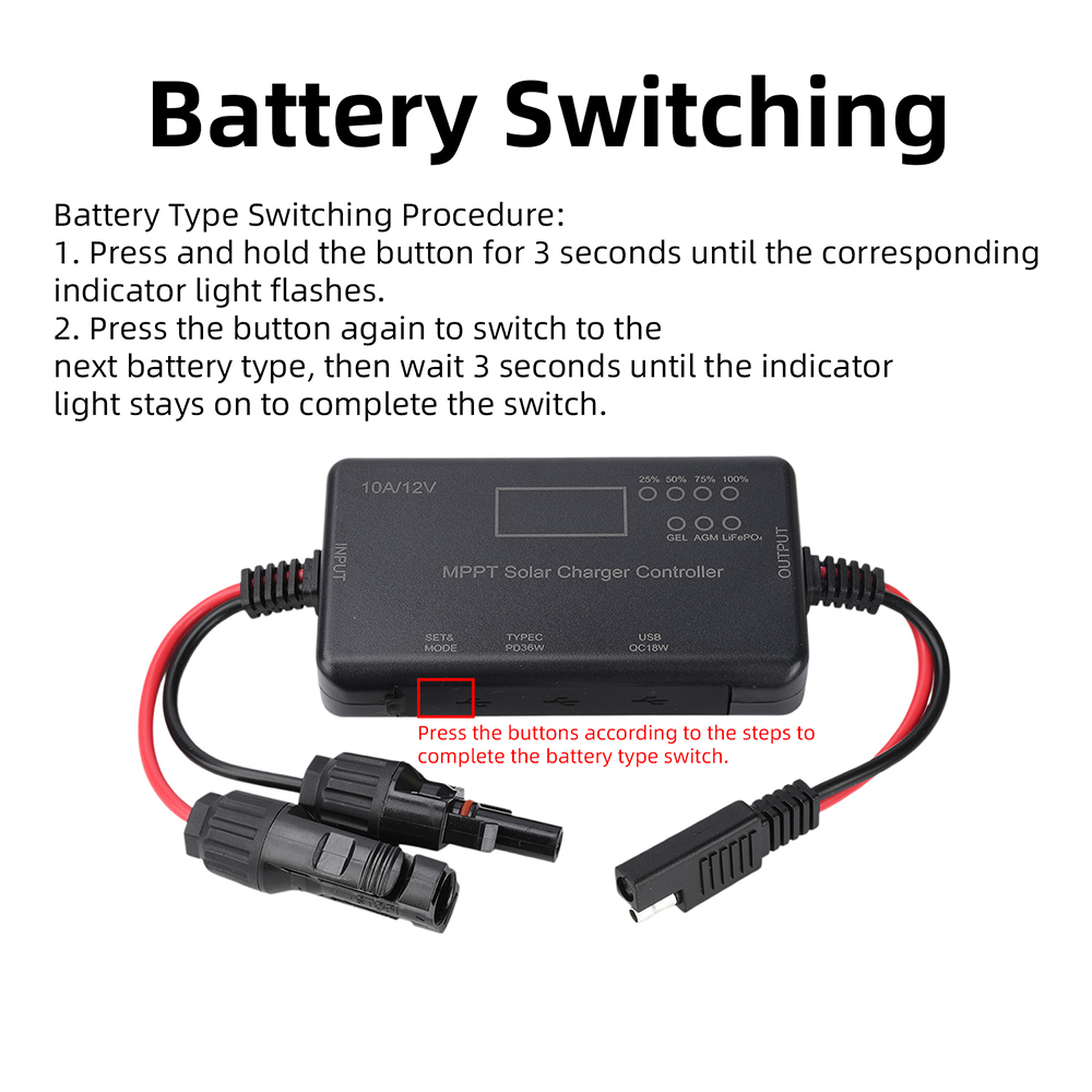 Controlador de Carga Solar MPP - Pwm Charge Controller reseña y precio