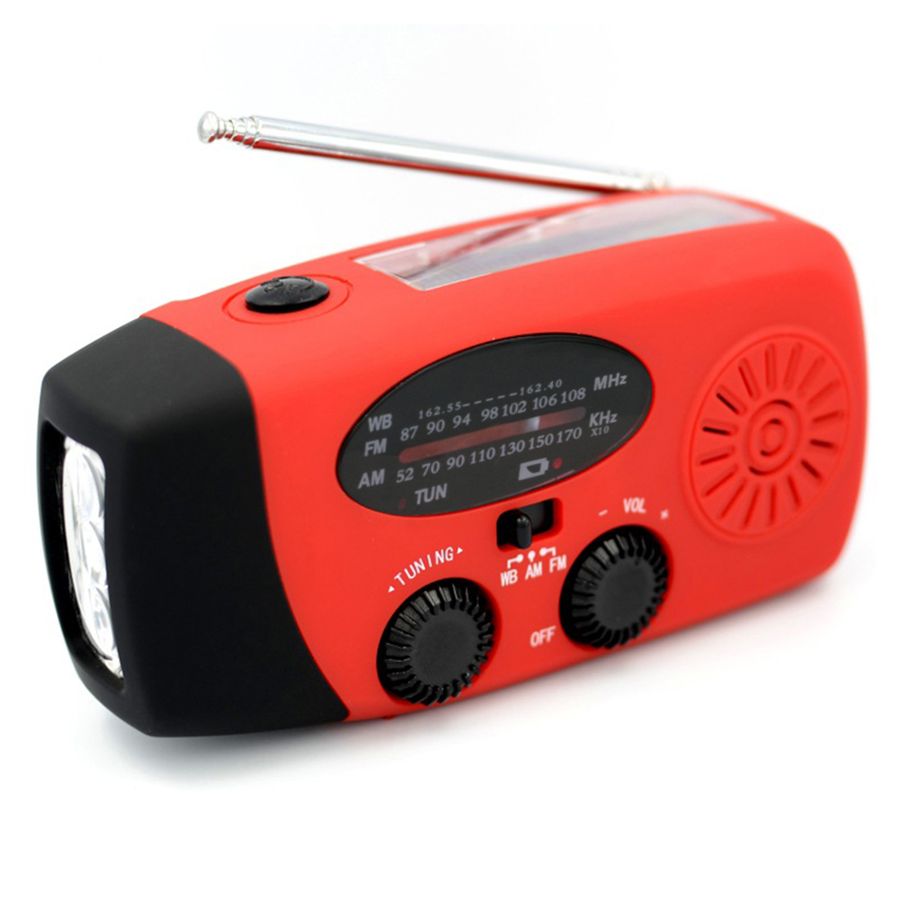 Radio de mano portátil con man - Renewable Energy Source reseña y precio