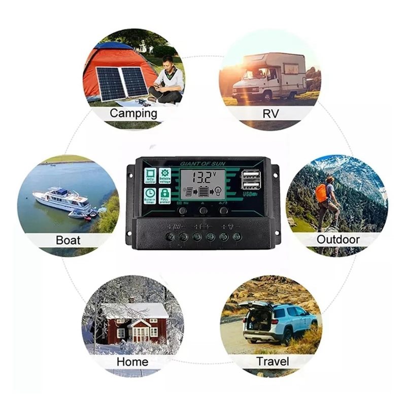 Controlador de Carga Solar PWM - Pwm Charge Controller reseña y precio