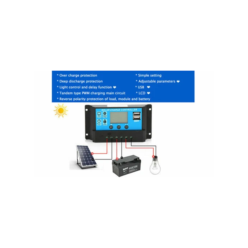 Regulador de Carga Solar PWM 2 - Pwm Charge Controller reseña y precio