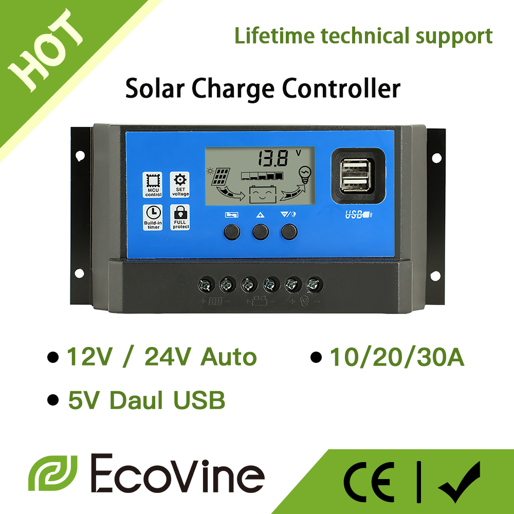 Controlador de carga de Panel  - Pwm Charge Controller reseña y precio