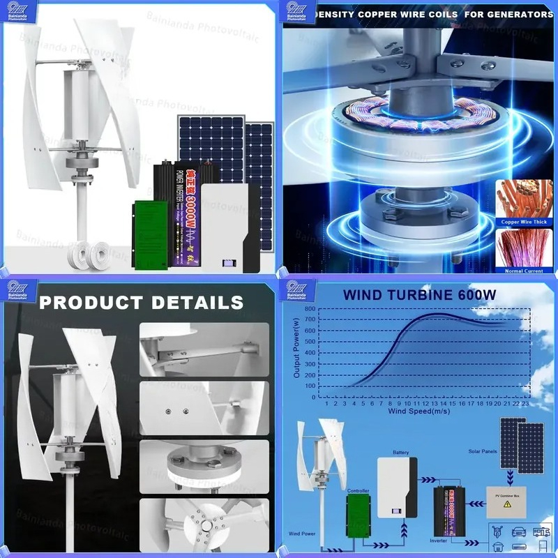 Generador de Turbina Eólica Ve - Renewable Energy Wind Solar reseña y precio